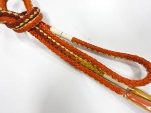 未使用品　正絹　手組帯締め